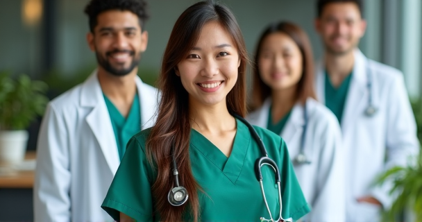 Medical Team that enjoy the Healthcare Industrial Laundry by Mas Aero Medical Team that enjoy the Healthcare Industrial Laundry by Mas Aero